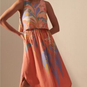 Anthropologie Multicolor Midi Dress